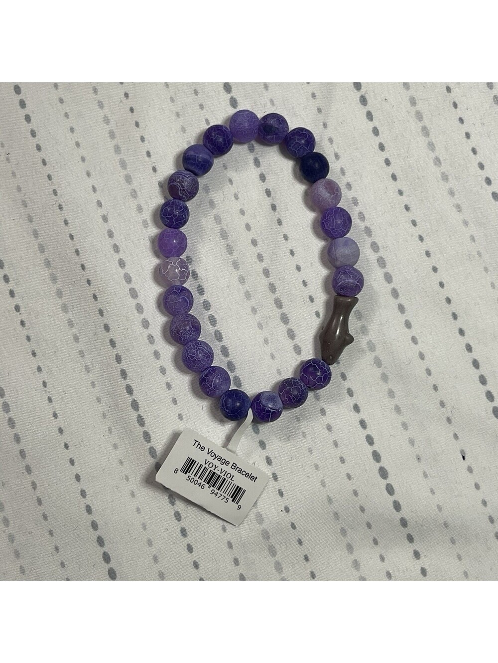 Fahlo Bracelet The Voyage Shark Purple Tracking Stone No Tracking Card NEW